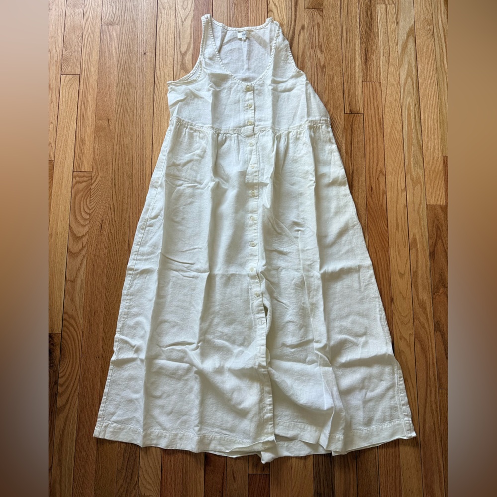 OZMA Billie Linen Maxi Dress